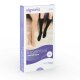 SIGVARIS Essential Comfortable KKL 1 AD Kniestrümpfe long Quadrinova Noppenhaftrand slim offene Fußspitze savanna XL Plus