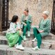 Bauerfeind VenoTrain micro KKL 1 AG Schenkelstrümpfe long Haftband Mikronoppe geschlossene Fußspitze irish green XL plus