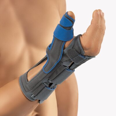 Bort Handgelenkorthese SellaTex Plus Quervain rechts grau MEDIUM