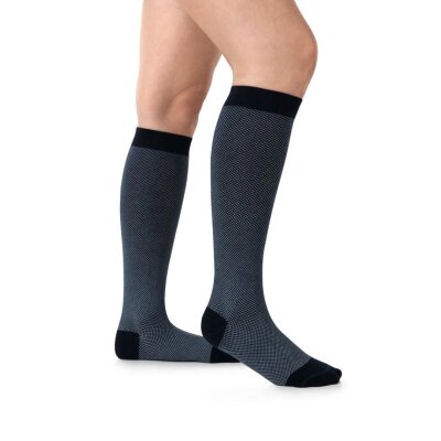 Kompressionsstrümpfe Compressana Lifestyle Pique 20 sky-marine II