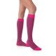 Kompressionsstrümpfe Compressana Lifestyle Pique 30 magenta-grau IV