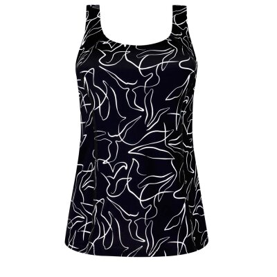 Amoena Lagos Tankini schwarz/weiß 46 D