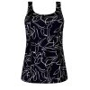 Amoena Lagos Tankini schwarz/weiß 46 E