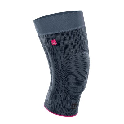 Kniebandage medi Genumedi extraweit mit Haftband kurz silber 8