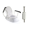 Russka spare part toilet seat with rubber buffers for...