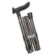 Ossenberg foldable carbon walking stick with duckbill handle