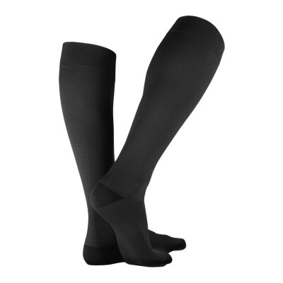 Bauerfeind VenoTrain business CCL 1 AD Knee Highs long closed toe - foot long (size 41-46) schwarz M plus