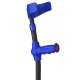 Ossenberg Kiddy Walking Aid 100 kg Push Button Adjustment Ergonomic Hard Grip black blue