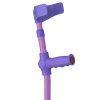 Ossenberg Gehhilfe Kiddy 100kg Druckknopf ergonomischer Softgriff lila