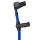 Ossenberg Gehhilfe Kiddy 100kg Druckknopf ergonomischer Softgriff blau/ schwarz