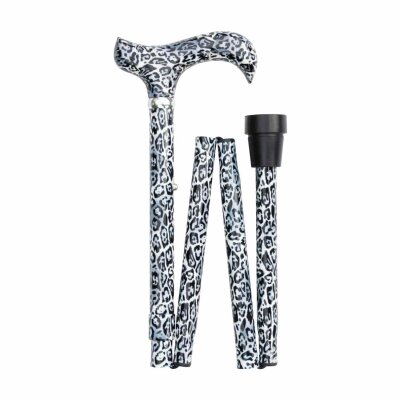 Gastrock Classic Canes Slim Folding Cane leopard
