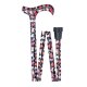Gastrock Classic Canes Schlank-Faltstock Katzen schwarz