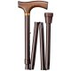 Gastrock Gehstock Fritz-Faltstock Bronze