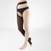 Bauerfeind VenoTrain soft CCL 1 AD Kniestrümpfe short open toe cashew XL plus