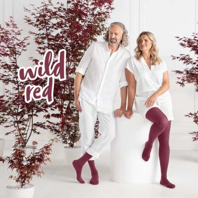 weiß/wild red