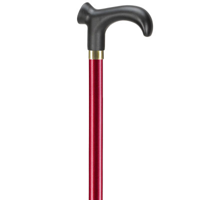 Brass ring - metallic red